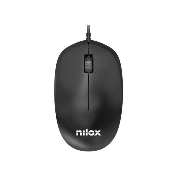 Nilox MOUSB1012 rato de escritório USB tipo A Óptico 1200 DPI