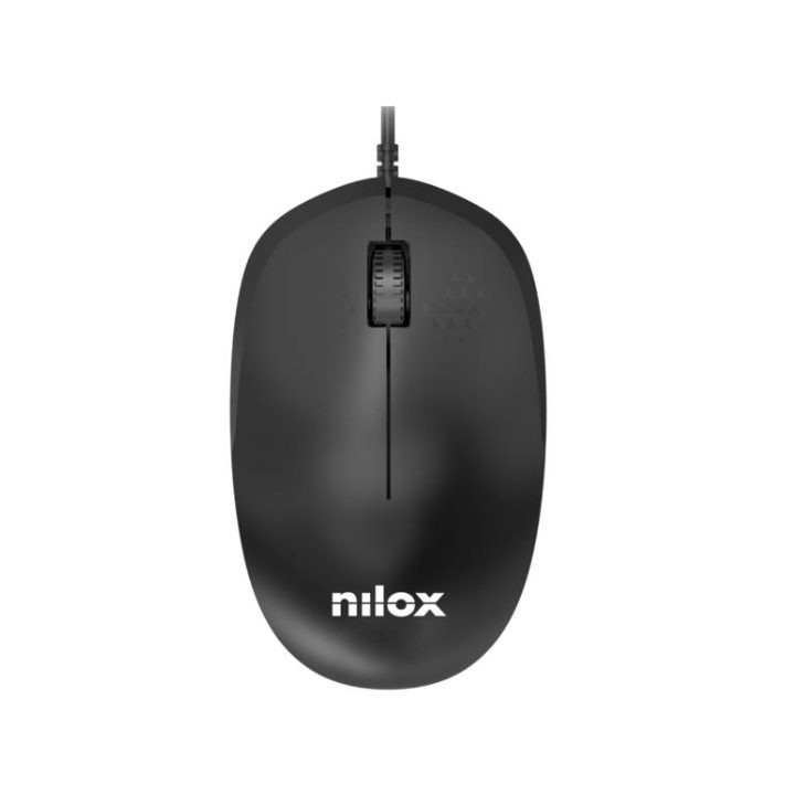 Nilox MOUSB1012 rato de escritório USB tipo A Óptico 1200 DPI
