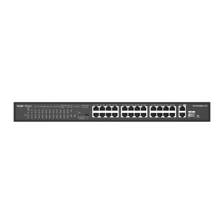 Ruijie Networks RG-ES126S-LP V2 Unmanaged Fast Ethernet (10/100)…