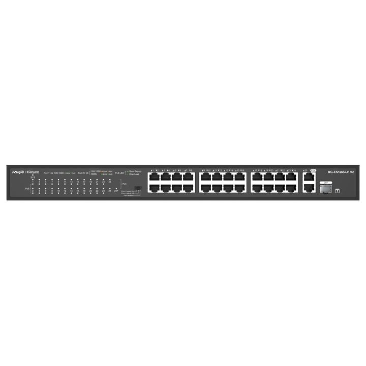 Ruijie Networks RG-ES126S-LP V2 Unmanaged Fast Ethernet (10/100)…