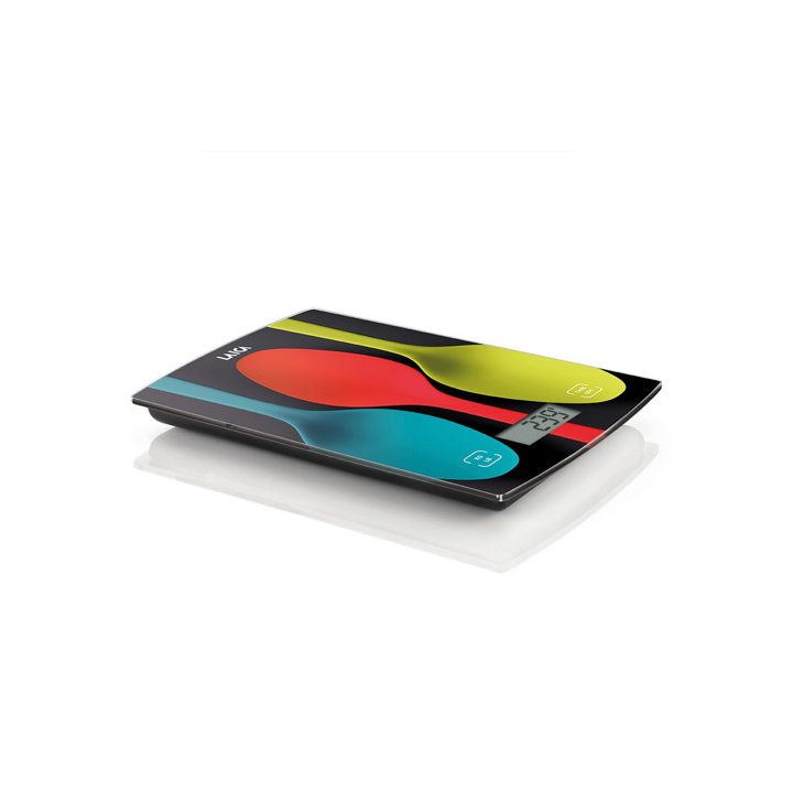 Bascula de cocina digital Laica KS1035 cucharas de colores 5kg