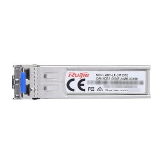 Ruijie Networks MINI-GBIC-LX-SM1310 red fiber optic transceiver…