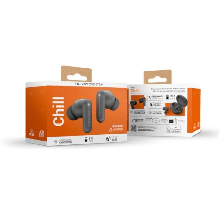 Energy Sistem Chill ANC Black Headphones (459919)