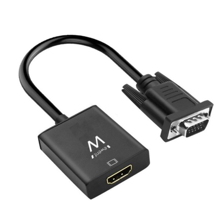 Ewent EW9866 Video Cable Adapter 0.202 m VGA (D-Sub) HDMI + 3.5mm…