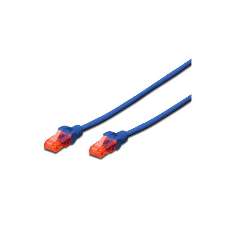 Ewent IM1007 Blue Network Cable 1 m Cat6 U/UTP (UTP)
