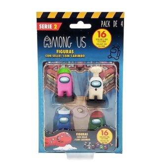 Bizak Figuras Among Us S2 caixa pack 4 (64115230)