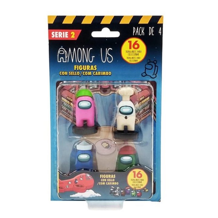 Bizak Figuras Among Us S2 caixa pack 4 (64115230)