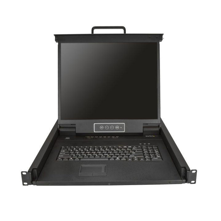 StarTech.com 8-Port Rackmount KVM Console - QWERTY Keyboard - with…