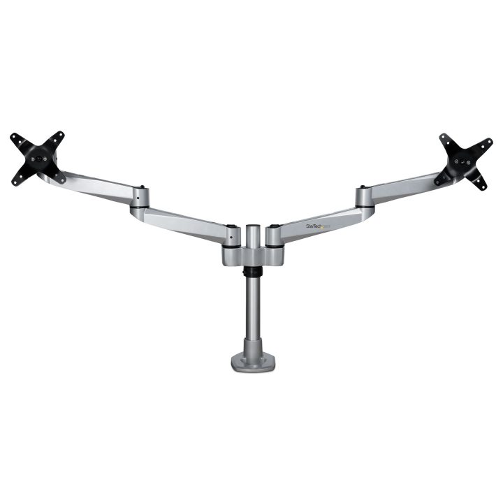 StarTech.com Premium Dual Monitor Articulating Arm for Up to 27"…