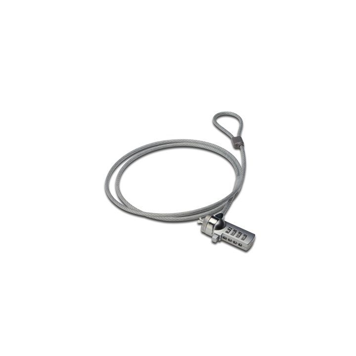 Ewent EW1241 cabo antirroubo Prata 1,5 m