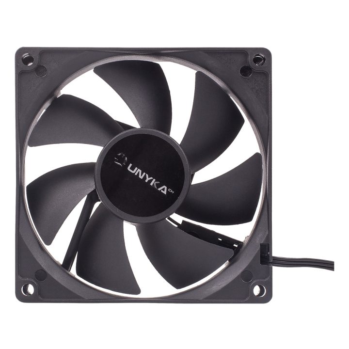UNYKAch 90 mm Ventilador de PC 9 cm Preto