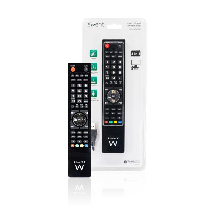 Ewent EW1570 mando a distancia DTT, DVD/Blu-ray, Proyector, SAT, STB…