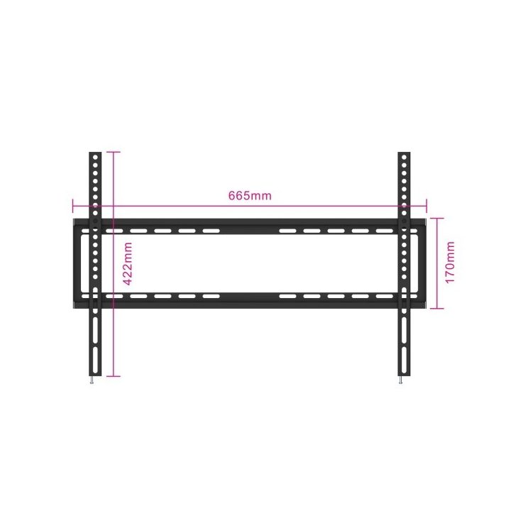 Ewent EW1503 suporte para TV 2,03 m (80") Preto