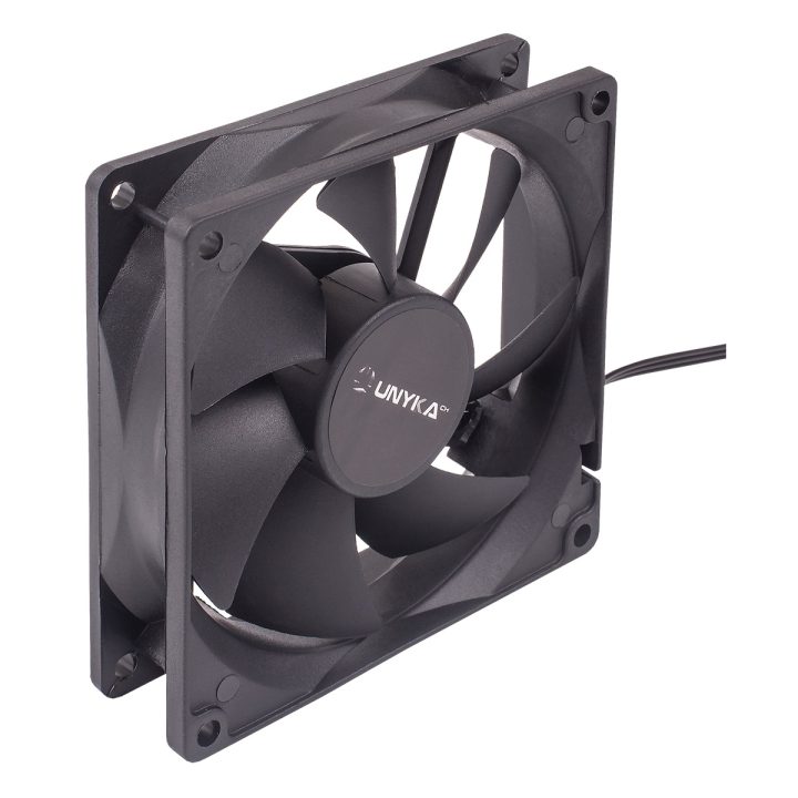 UNYKAch 90 mm Ventilador de PC 9 cm Preto