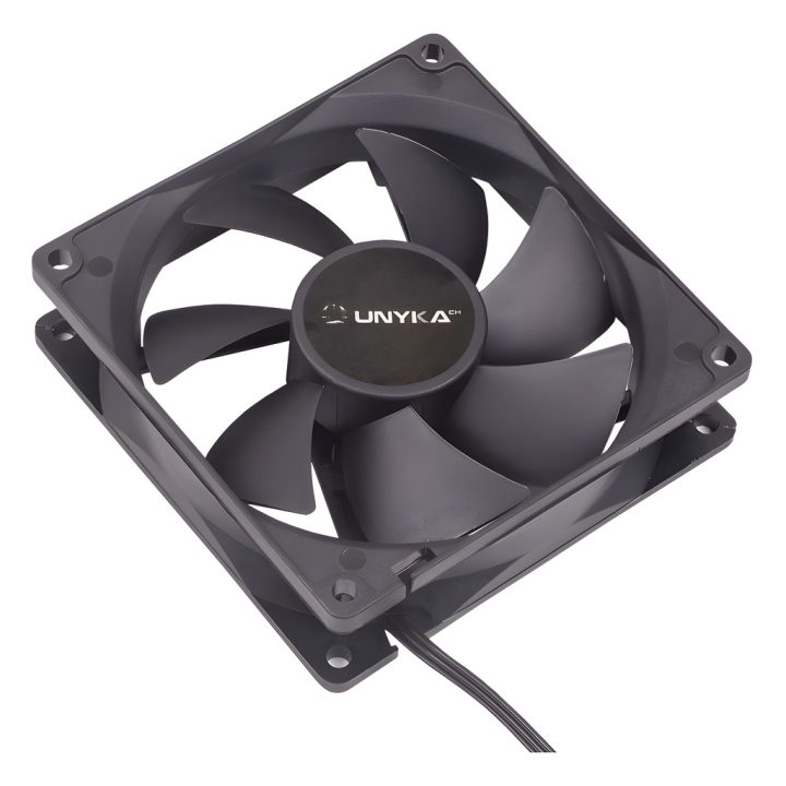UNYKAch 90 mm Ventilador de PC 9 cm Preto