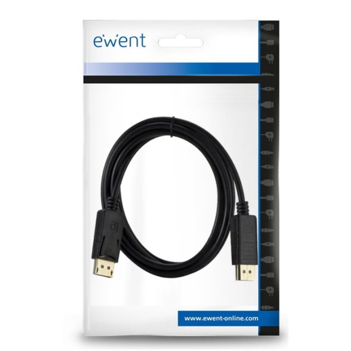 Ewent EC1401 DisplayPort Cable 2 m Black