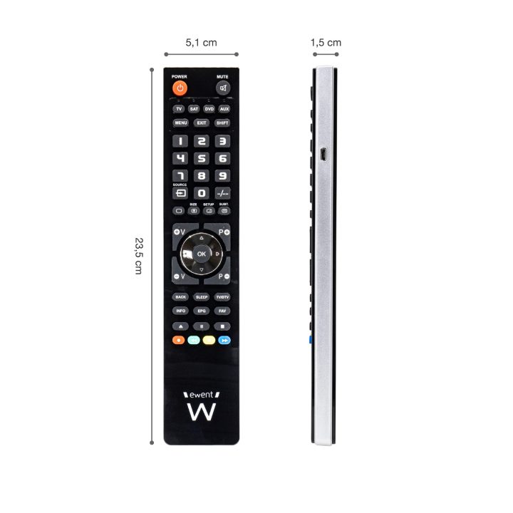 Ewent EW1570 mando a distancia DTT, DVD/Blu-ray, Proyector, SAT, STB…