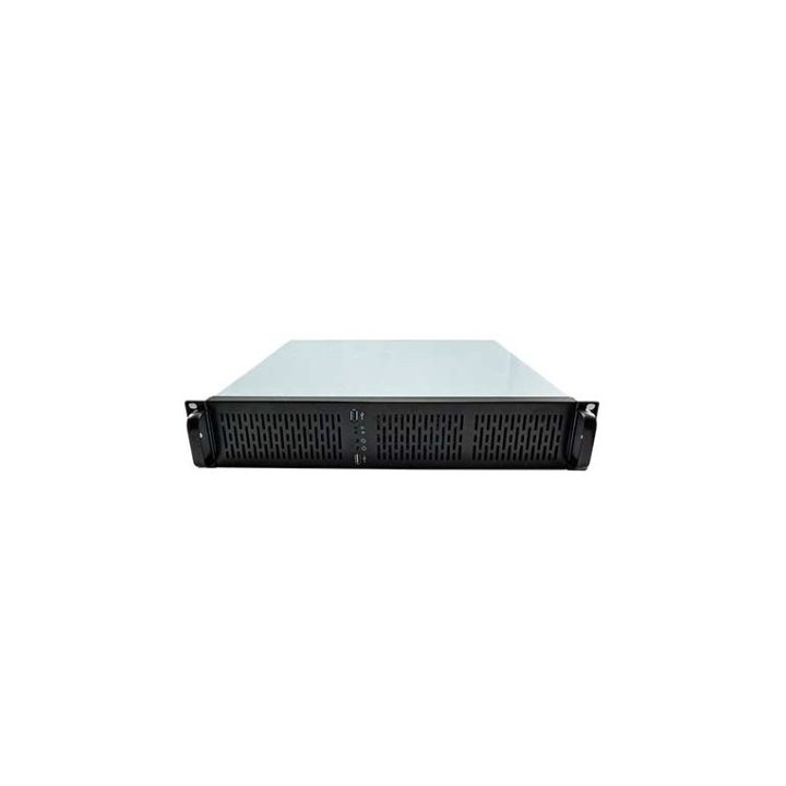 UNYKAch 2U 19″ UK 2129 Rack Shelf, Black, Silver