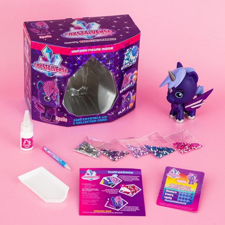 Bandai Red Unicorn Figure Crystalverse Classic 1 Random Unit (CU49500)