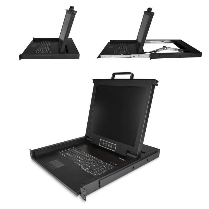 StarTech.com Consola KVM de Montaje en Rack - Teclado QWERTY - KVM…