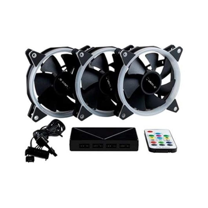 UNYKAch Ventilador CANDY 30 ARGB Ring Led 120 mm
