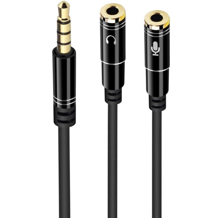 Ewent EC1641 cable de audio 0,3 m 3,5mm 2 x 3.5mm Negro