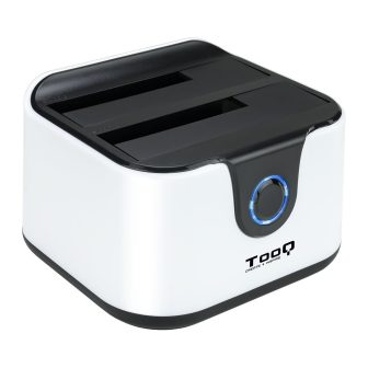 TooQ DOCK STATION SATA 2.5/3.5 A USB 3.0 CLONE OTB BLACK-WHITE