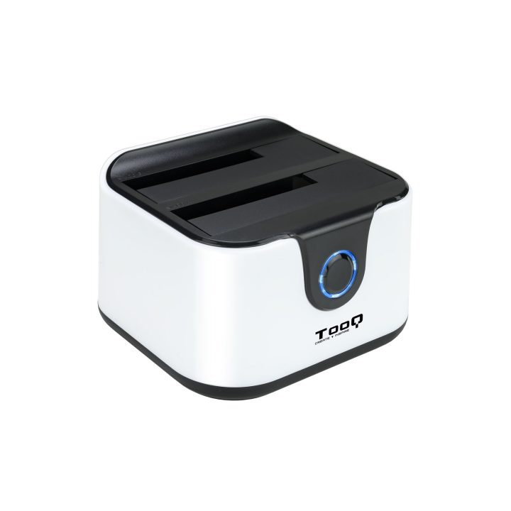 TooQ DOCK STATION SATA 2.5/3.5 A USB 3.0 CLONE OTB BLACK-WHITE