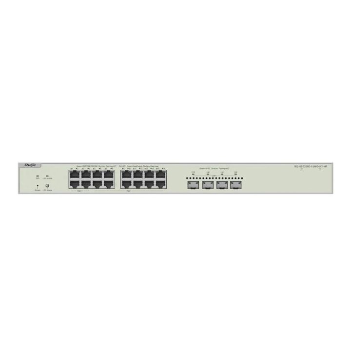 Ruijie Networks Reyee NBS3300-16MG4XS-HP L2 16xmG PoE 4xSFP+ 370W…