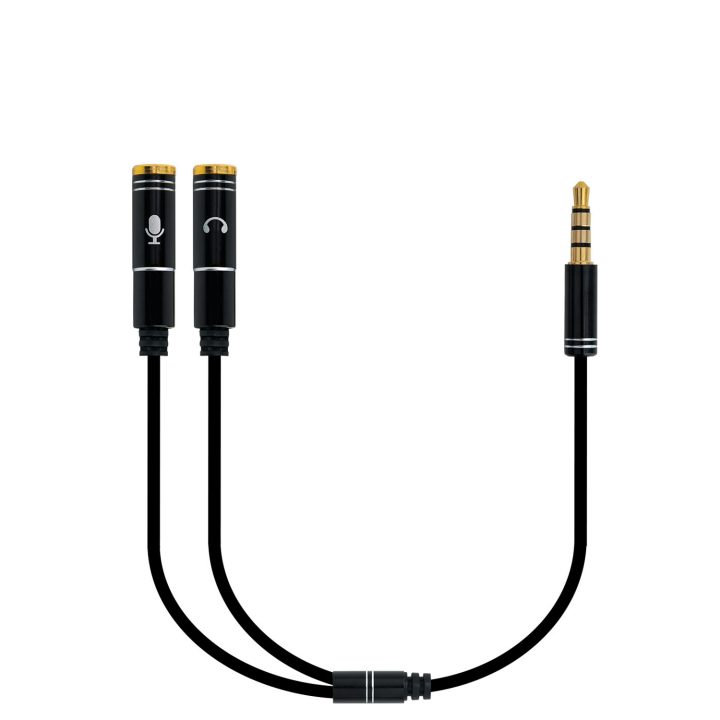 Ewent EC1641 cable de audio 0,3 m 3,5mm 2 x 3.5mm Negro