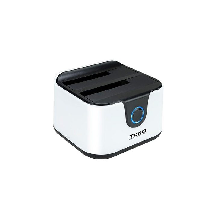 TooQ DOCK STATION SATA 2.5/3.5 A USB 3.0 CLONE OTB NEGRO-BLANCO