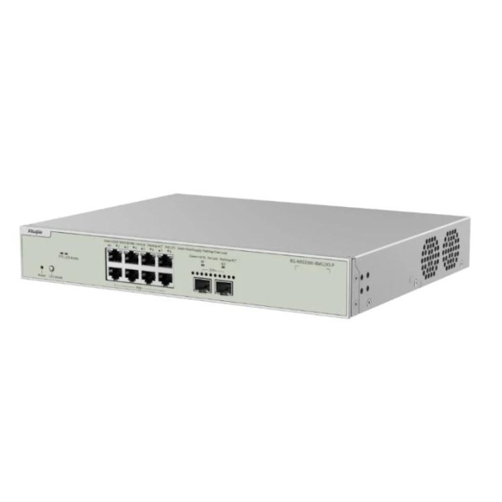 Ruijie Networks Reyee NBS3300-8MG2XS-P L2 8xmG PoE 2xSFP+ 240W…