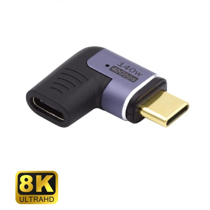 Ewent EC1048 USB-C Gender Changer Cable Black, Purple