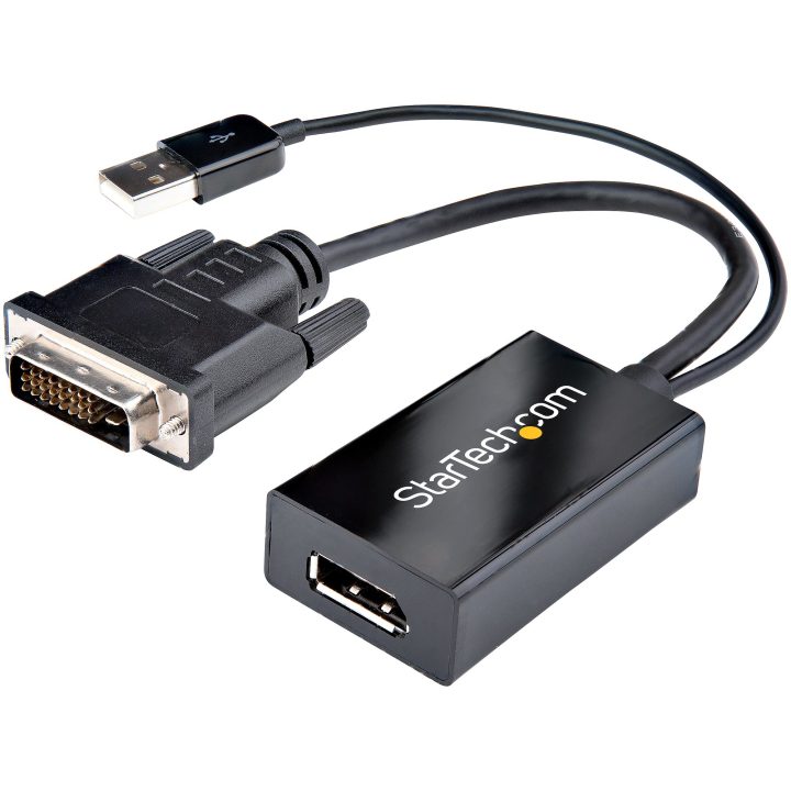 StarTech.com Adaptador DVI para DisplayPort Alimentado por USB -…