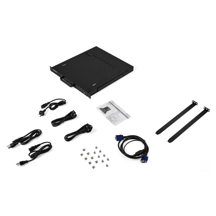 StarTech.com Consola KVM de Montagem em Rack - Teclado QWERTY - KVM…