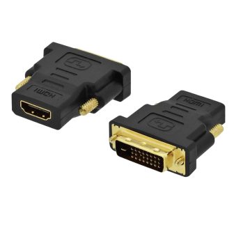 Ewent EC1371 Gender Changer for DVI-D 24+1 to HDMI Cable Black