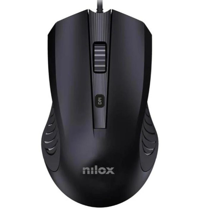 Nilox MOUSB1013 Office Mouse USB Type A Optical 2400 DPI