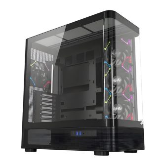 ATX Tower XYZ quantum black ATX, Micro-ATX, Mini-ITX (X-CS-QUANTUM-B)