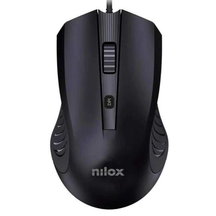 Nilox MOUSB1013 Office Mouse USB Type A Optical 2400 DPI
