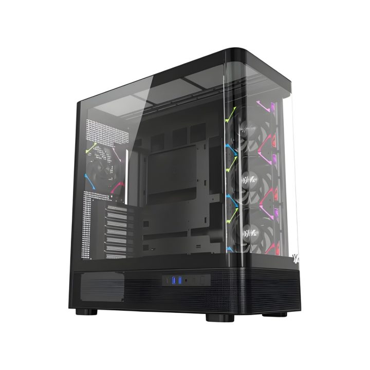 Torre ATX XYZ quantum black ATX, Micro-ATX, Mini-ITX (X-CS-QUANTUM-B)