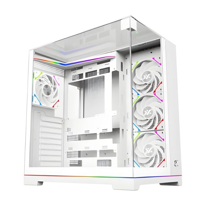 ATX Case XYZ tesseract a-RGB white (X-CS-TESSERACT-W)