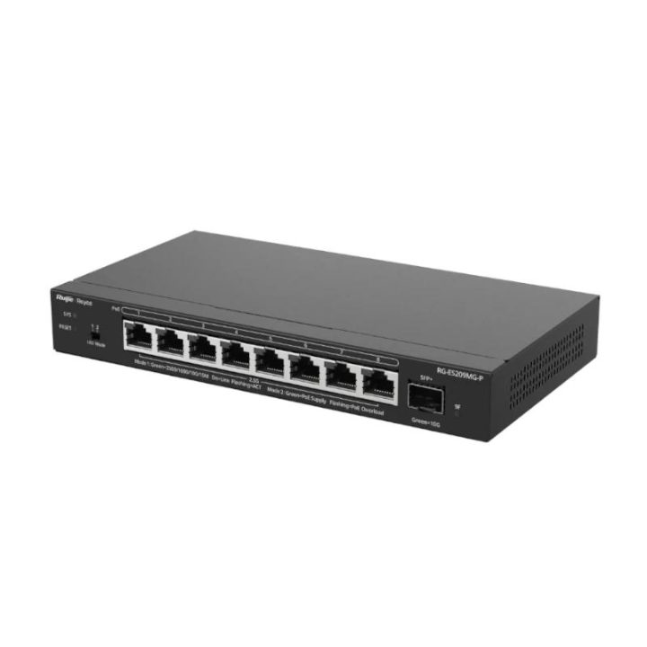 Ruijie Networks RG-ES209MG-P Managed L2 2.5G Ethernet (100/1000/2500)…