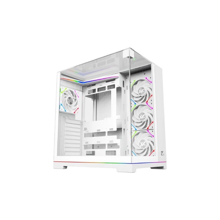 ATX Case XYZ tesseract a-RGB white (X-CS-TESSERACT-W)