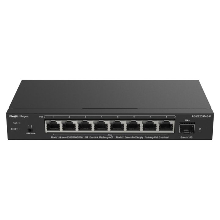 Ruijie Networks RG-ES209MG-P switch Gerido L2 2.5G Ethernet…