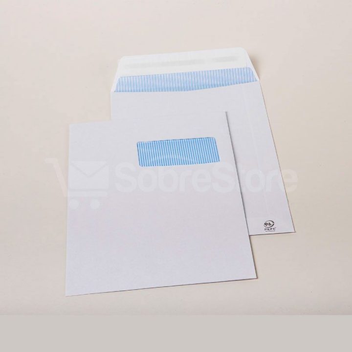 Caixa 250 envelopes DIN C4 (229X324) offset branco 100 grs. v.d…
