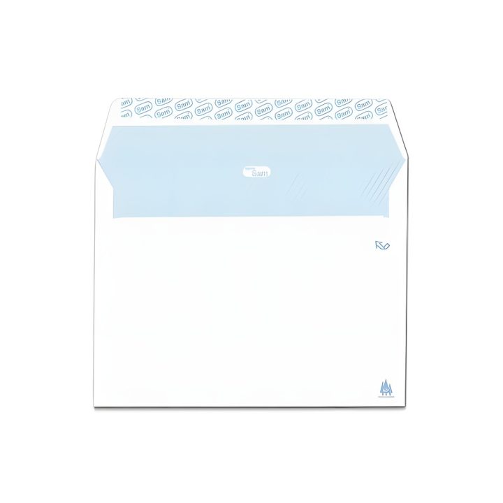 Box of 250 DIN B4 Folio (250x353) White Offset 100 g Self-Sealing…