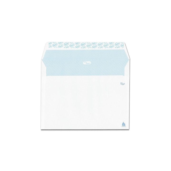 Caixa de 250 envelopes DIN B4 folio (250x353) offset branco 100 g…