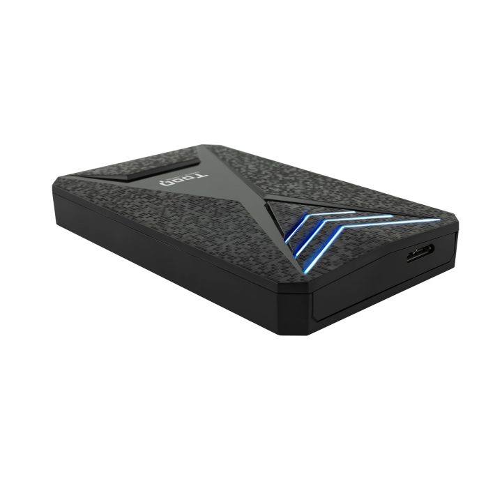 TooQ TQE-2550BL External Hard Drive Enclosure 2.5" HDD/SSD Case Black
