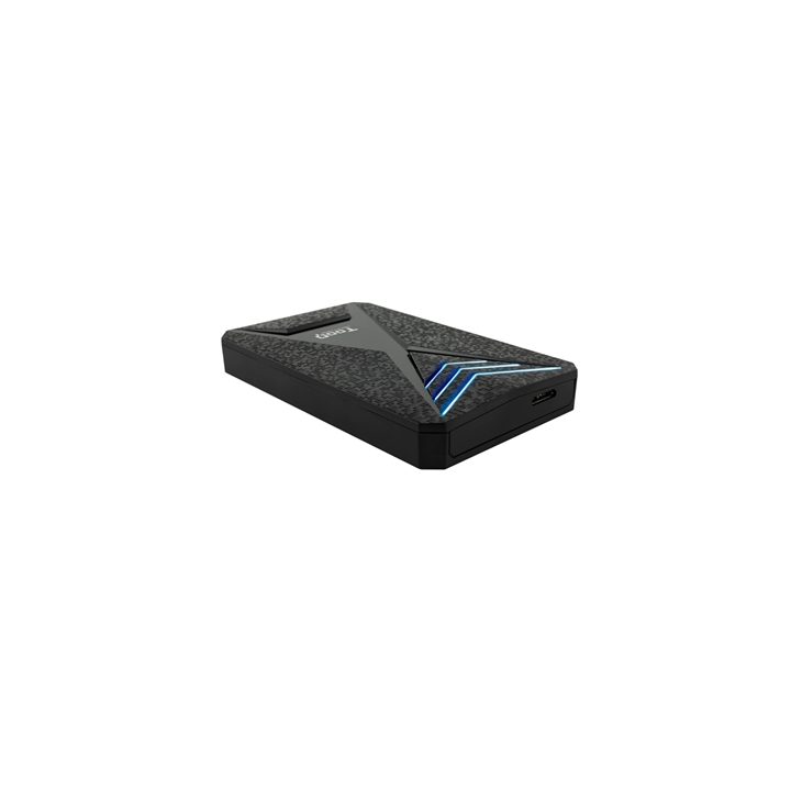 TooQ TQE-2550BL External Hard Drive Enclosure 2.5" HDD/SSD Case Black
