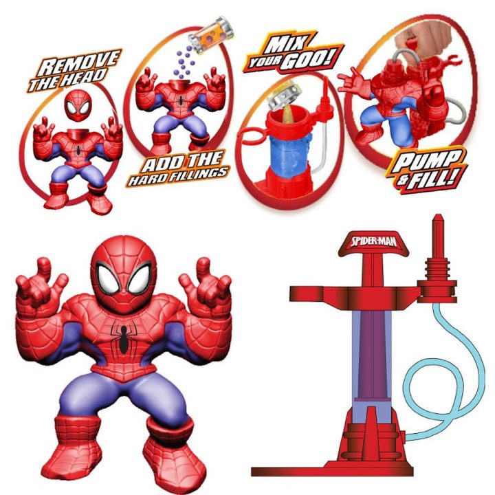 Bandai rojo Goo jit zu hero creator spiderman (CO43003)